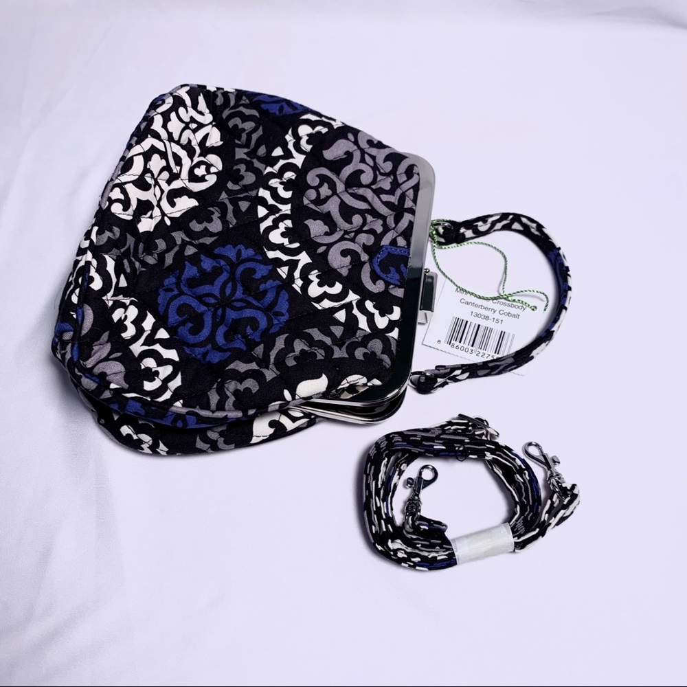 Vera Bradley Mini frame Crossbody Canterberry Blue